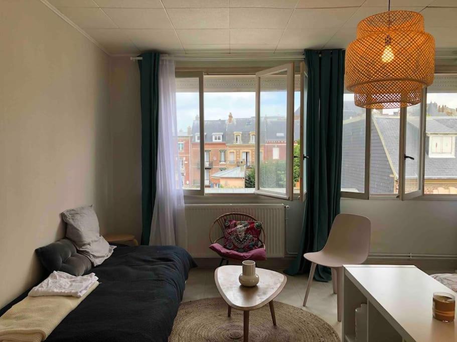 Grand Studio Avec Petite Vue Mer Mers-les-Bains Luaran gambar